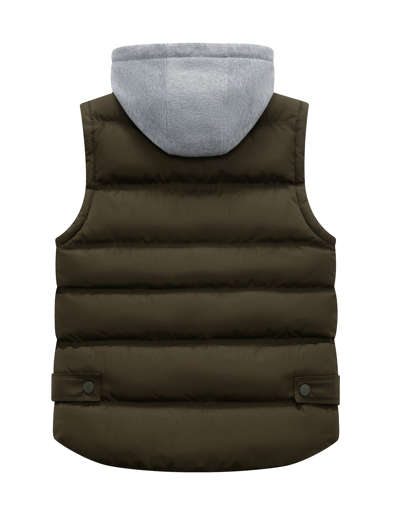 Quilted Women's Vest with Hood – Stylish and Warm Sleeveless Winter Jacket