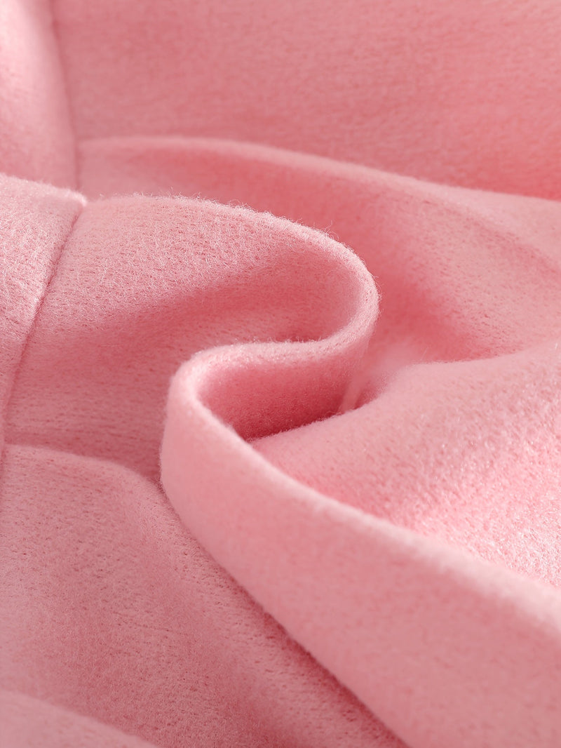 Lotte Winter Coat for Kids - Elegant with Bow and Plush Collar for Cold Days