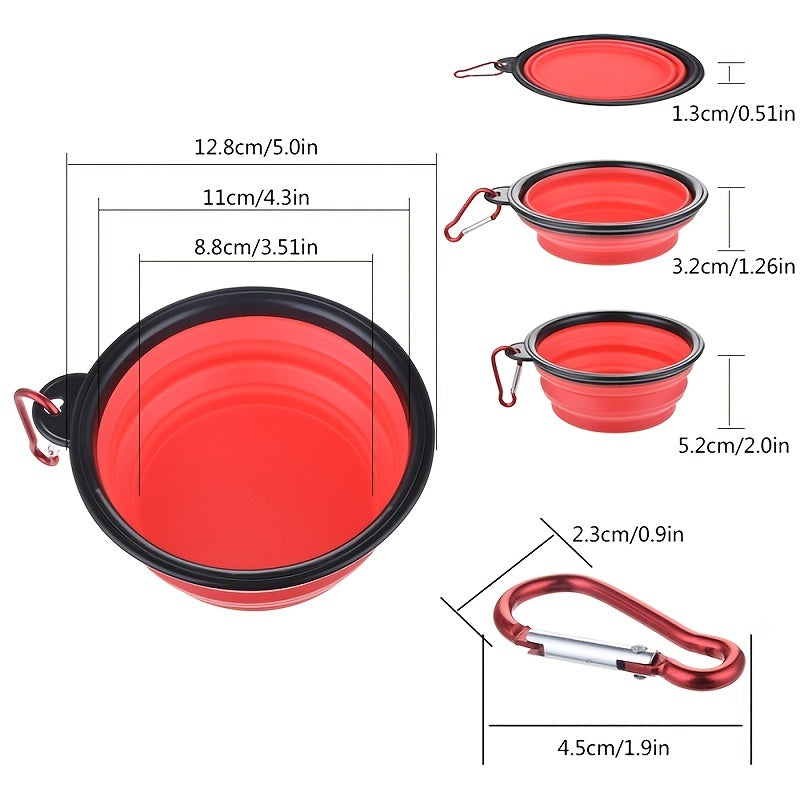 Foldable Pet Bowl – Durable and Compact for Dogs and Cats