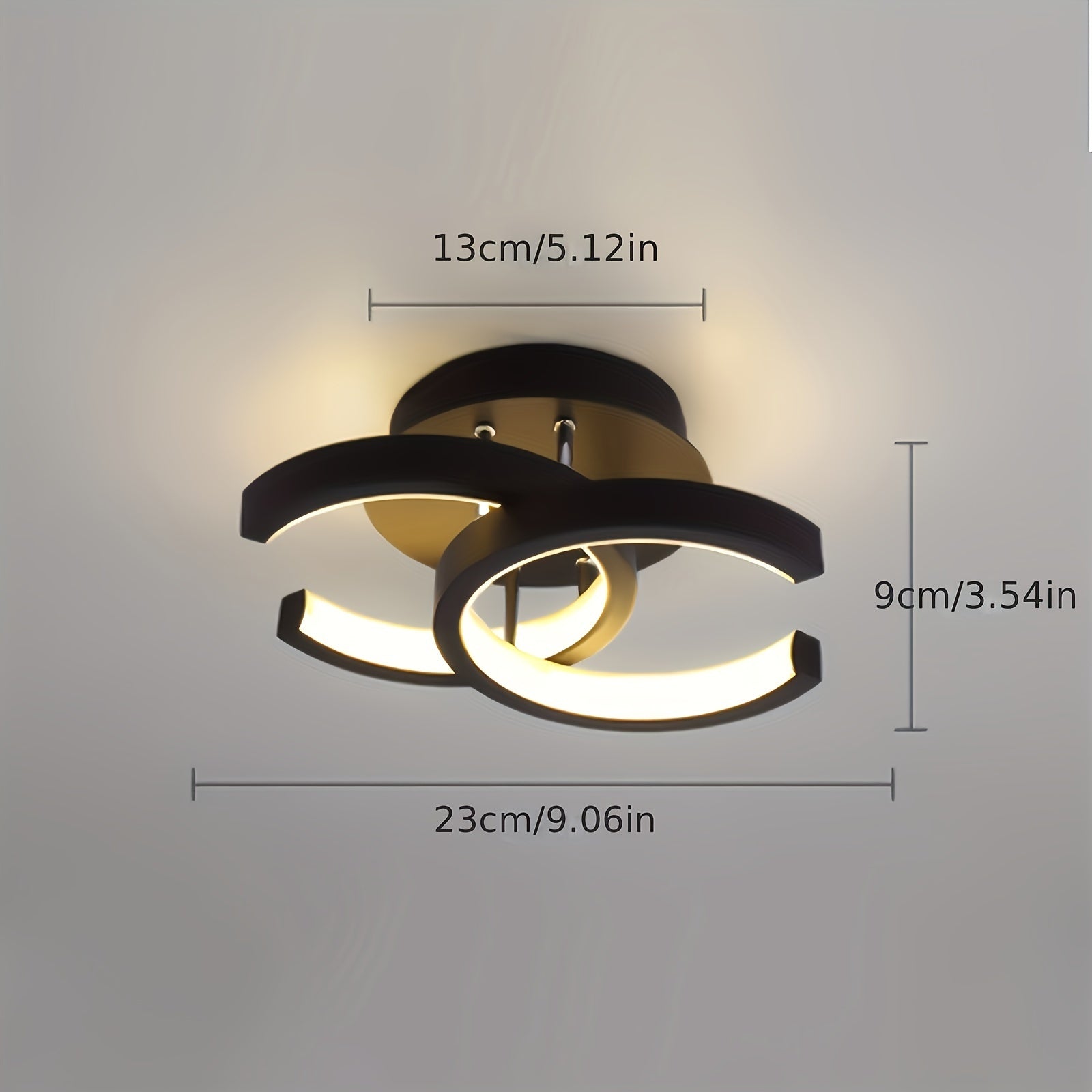 Futuristic CircleVibe Ceiling Lamp - For a Trendy and Bright Space