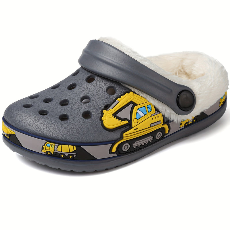 Playful Warmth Clogs for Kids - Soft and Comfortable for Indoors