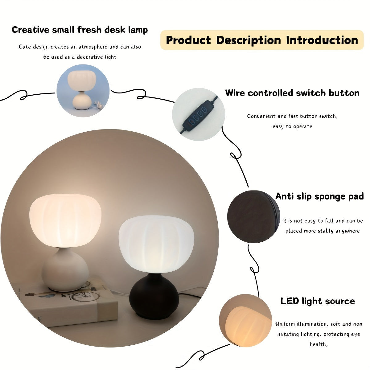 Lightweight Balance Lamp - Modern Atmosphere for Your Space