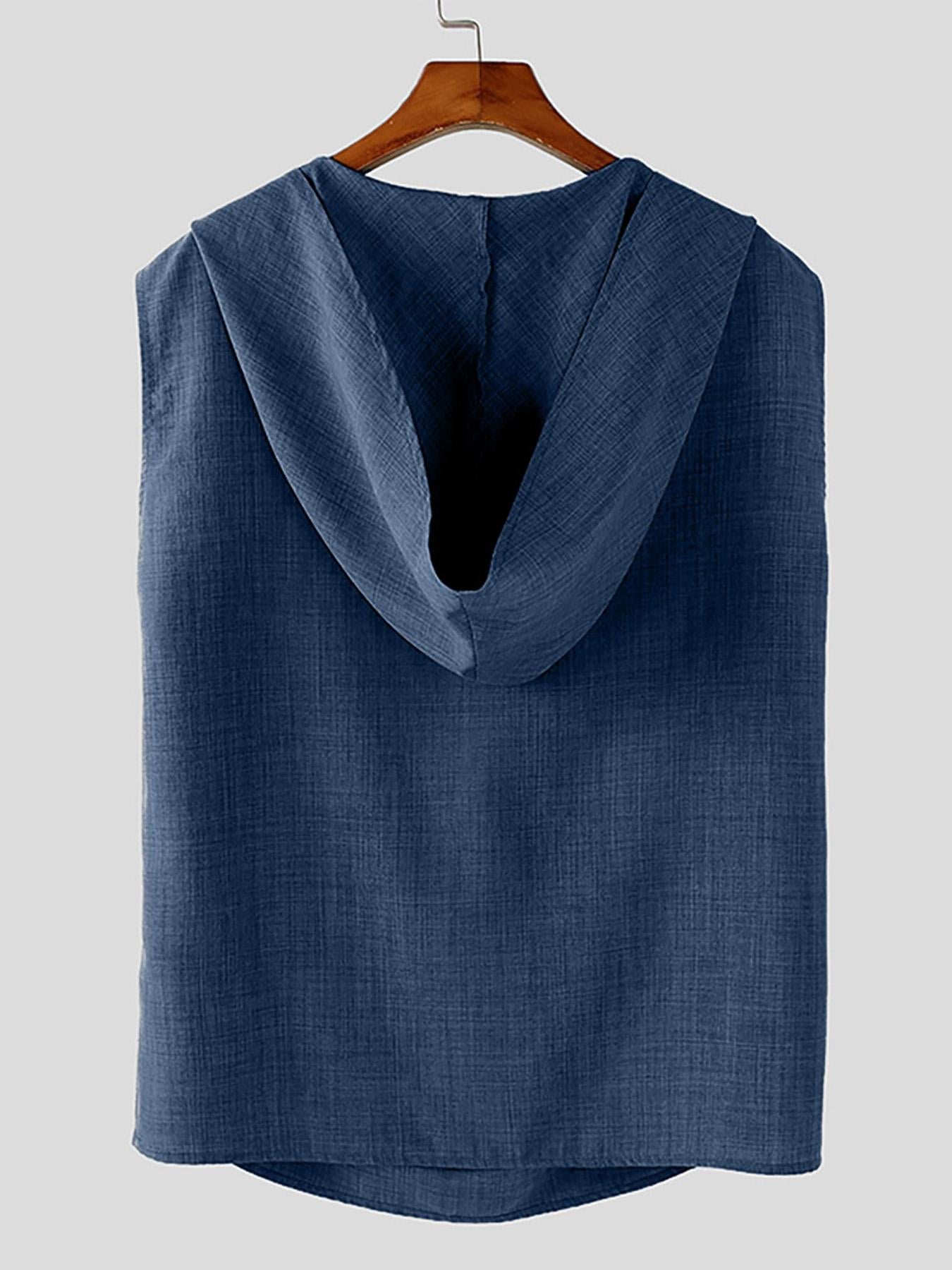 Cool Mid-Length Men's Set – Sleeveless Vest and Baggy Pants