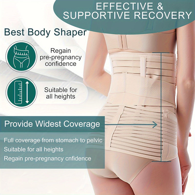 3-in-1 Postpartum Belly Band – Comfortable and Adjustable Support for Recovery After Childbirth