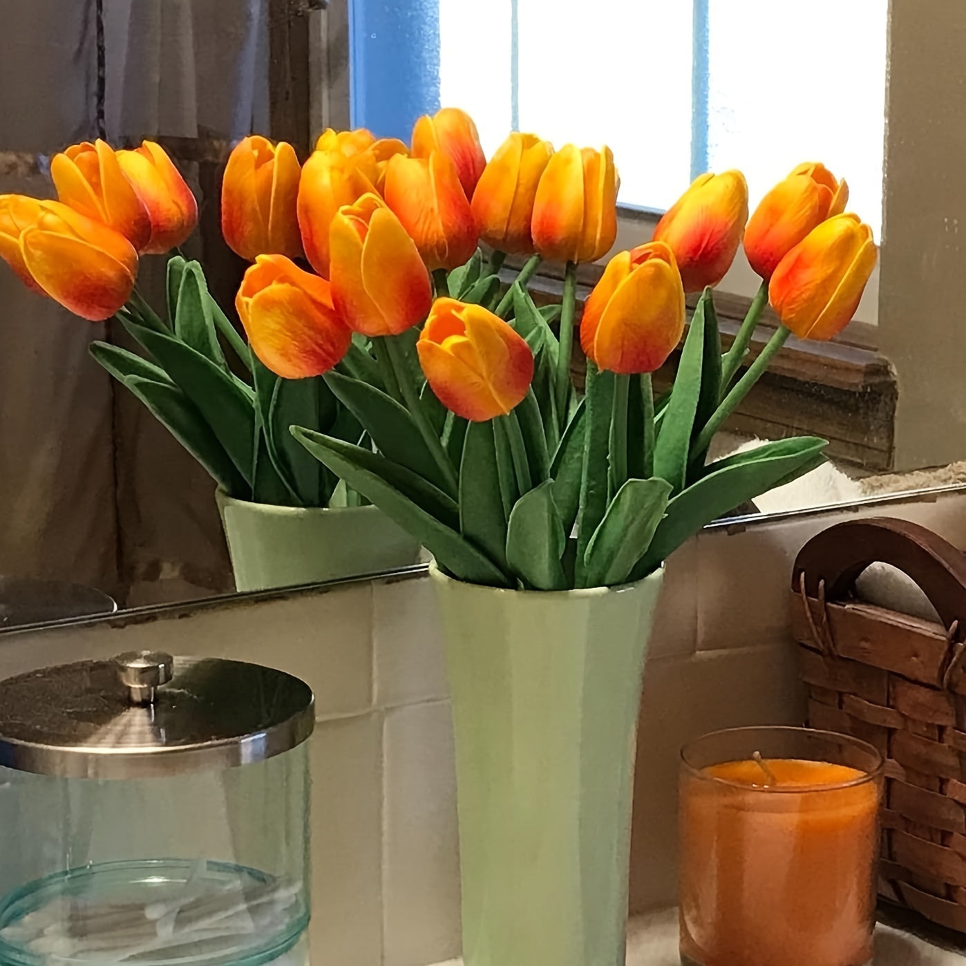 Set of 10 Realistic Tulips – Perfect for Weddings and Interior Decoration