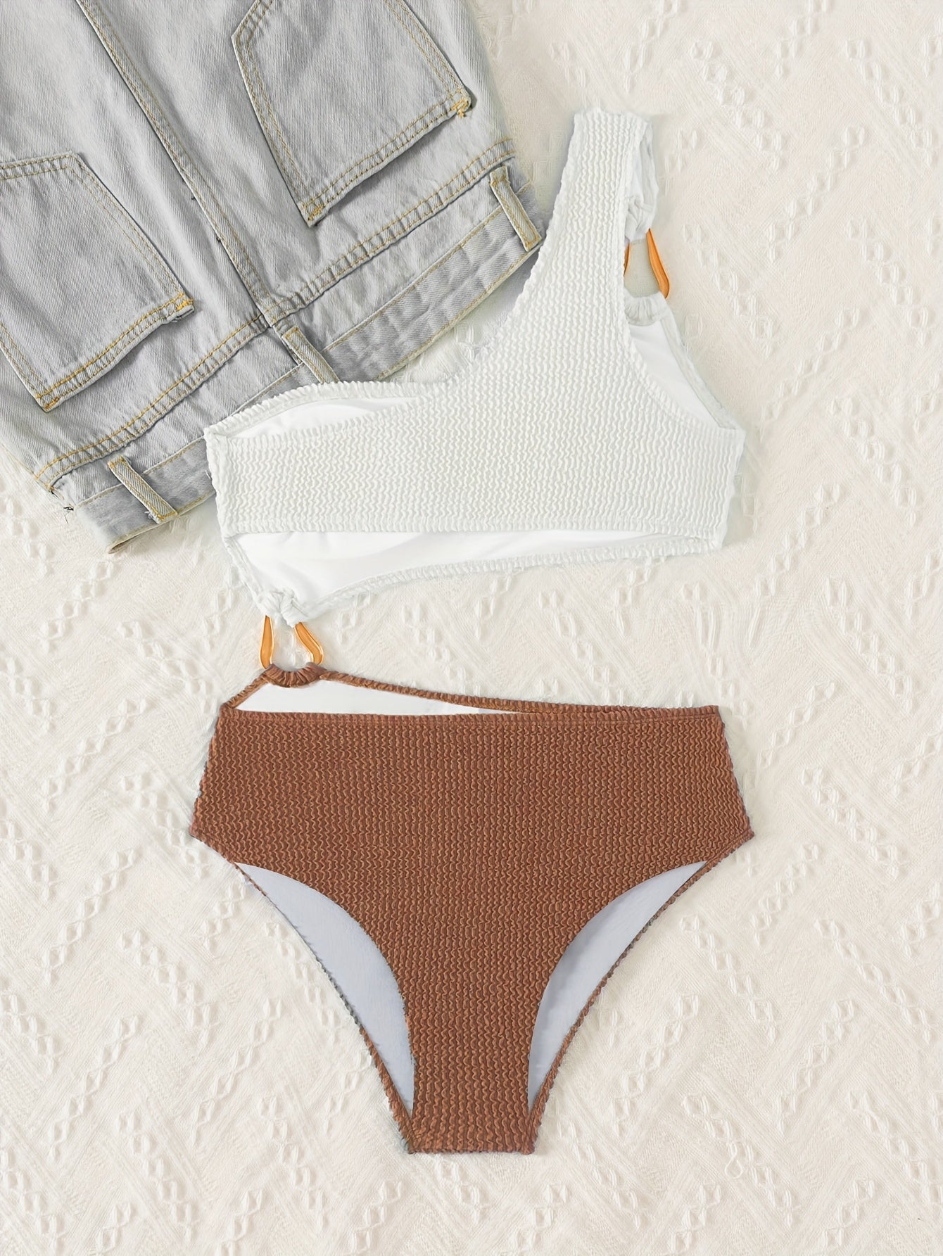 Elegant Women's One-Shoulder Swimsuit – Comfort and Design