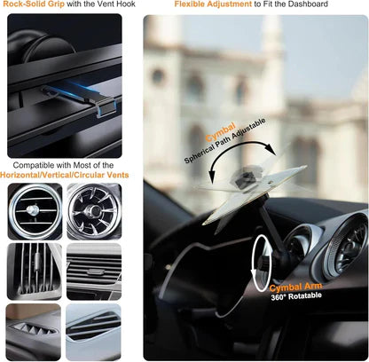 Car Vent Mini Cymbal – Compact Dashboard Percussion