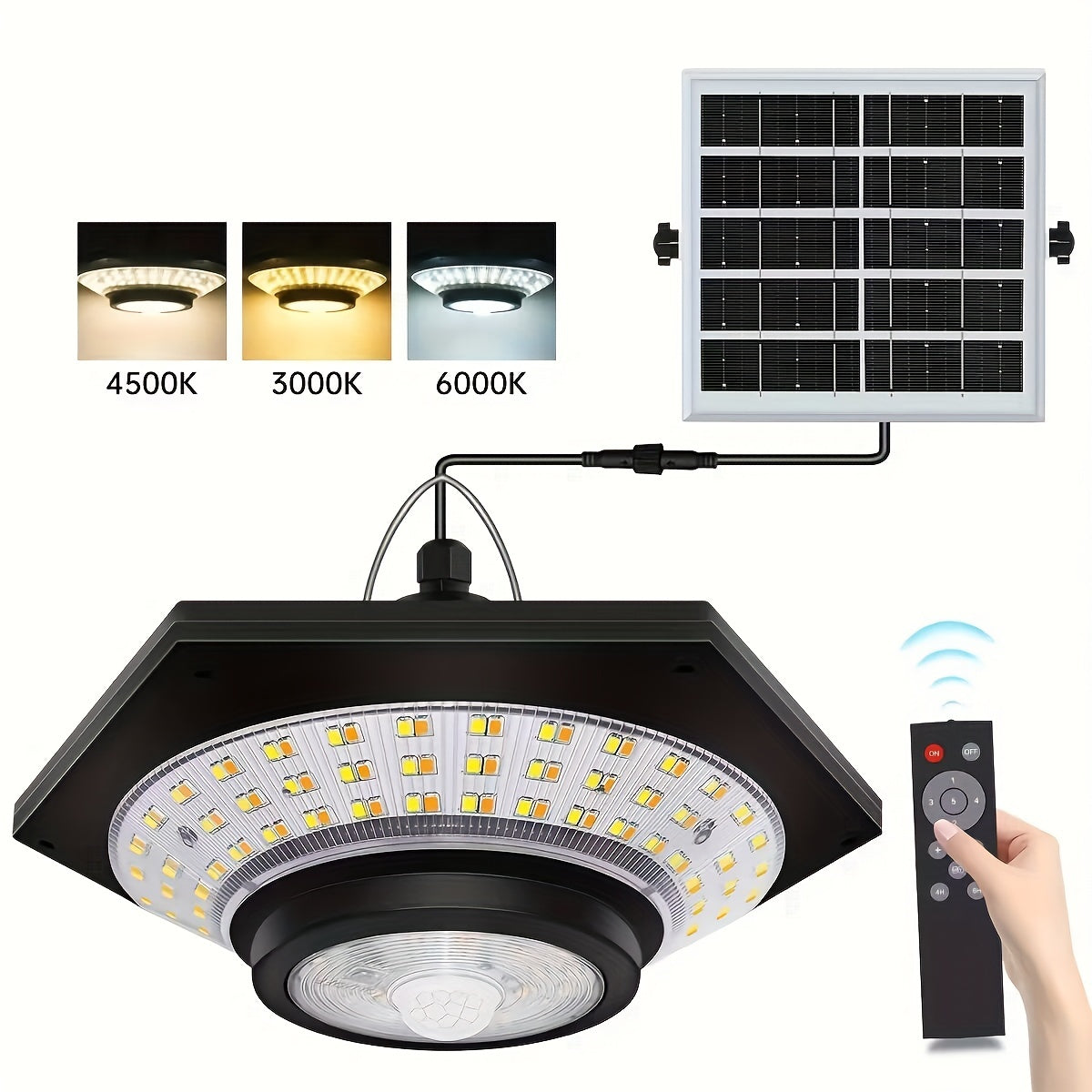 Smart Solar Hanging LED Lamp – Bright, Safe, and Energy-Efficient