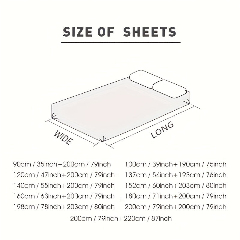 Summer Cool Bamboo Fiber Fitted Sheet – Luxury Breathable Comfort