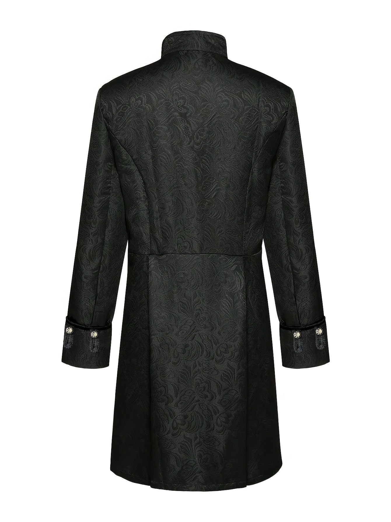 Hendrik Medieval Jacquard Coat - Stylish and Elegant Outfit for Festive Occasions