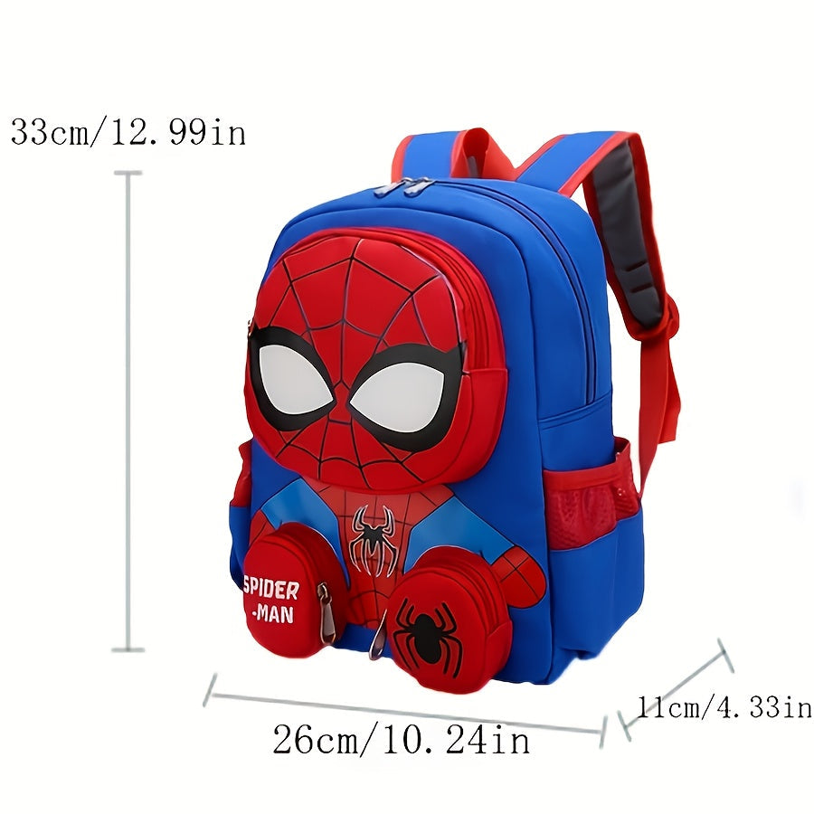 Spider-Man Backpack with Large Capacity – Great Gift for Kids, Perfect for School and Adventures