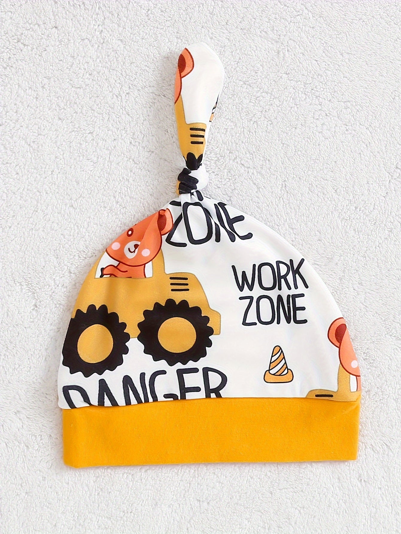 Baby Excavator Adventure Outfit – Includes Bodysuit, Pants, and Beanie for Outdoor Adventures