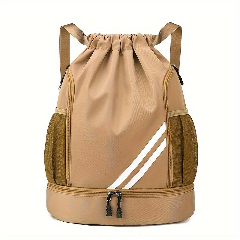 Stylish Nylon Gym Bag with Drawstring – Practical and Waterproof for Sports and Travel