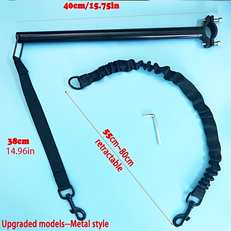 Bike Dog Leash with Detachable Cable – Expandable & Safety Buffer