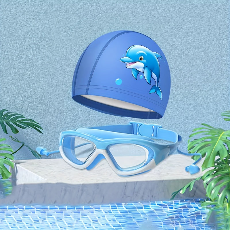 Mermaid Swim Goggles and Swim Cap Set for Kids – Comfort & Playful Protection in the Water
