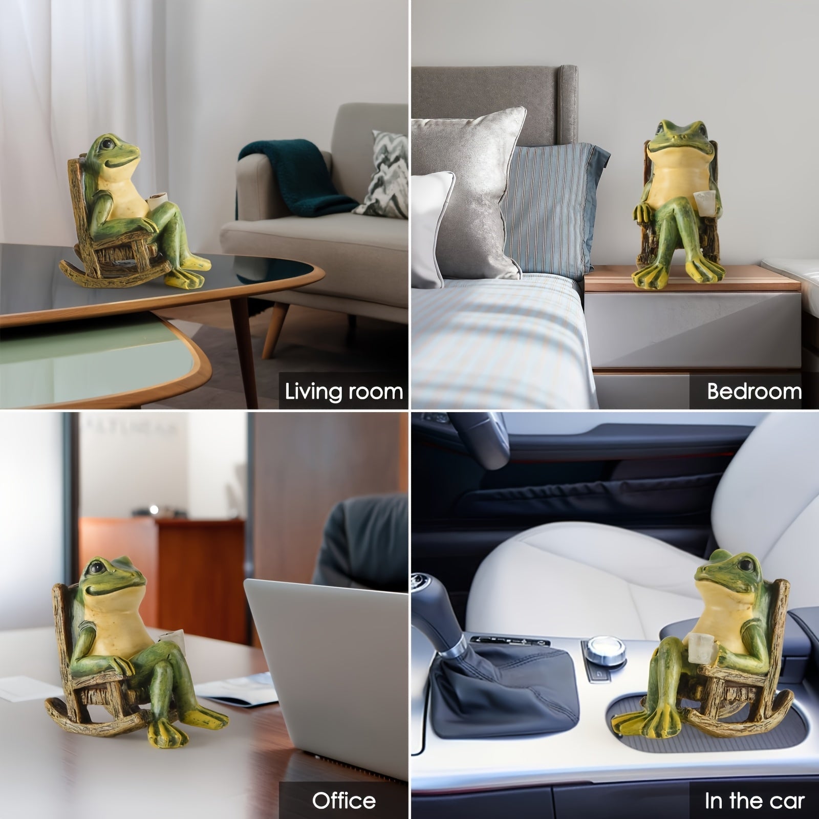 Relaxed Frog Solar Sculpture – Atmospheric and Weatherproof