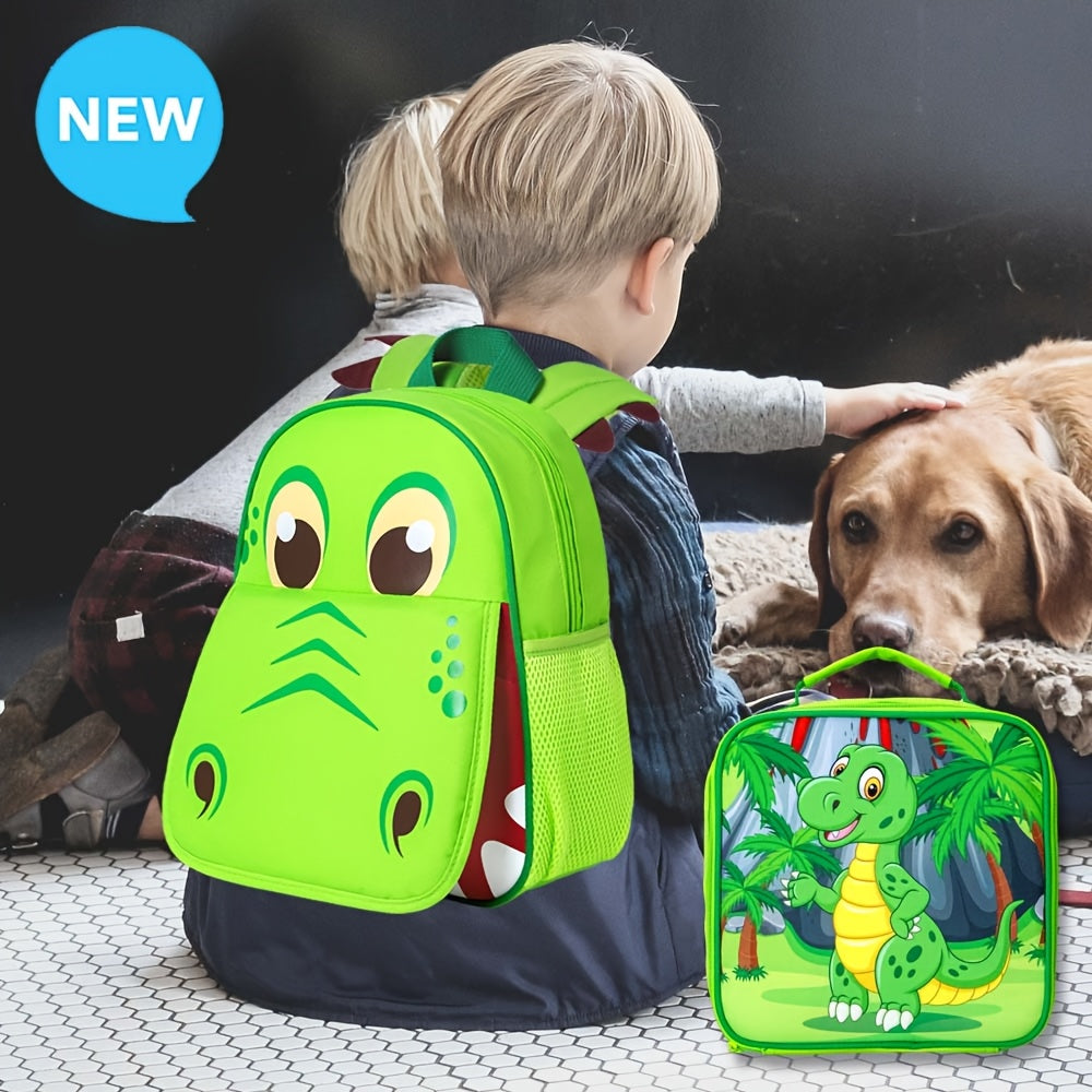 Cute Dinosaur Backpack for Kids – Spacious and Comfortable School Bag