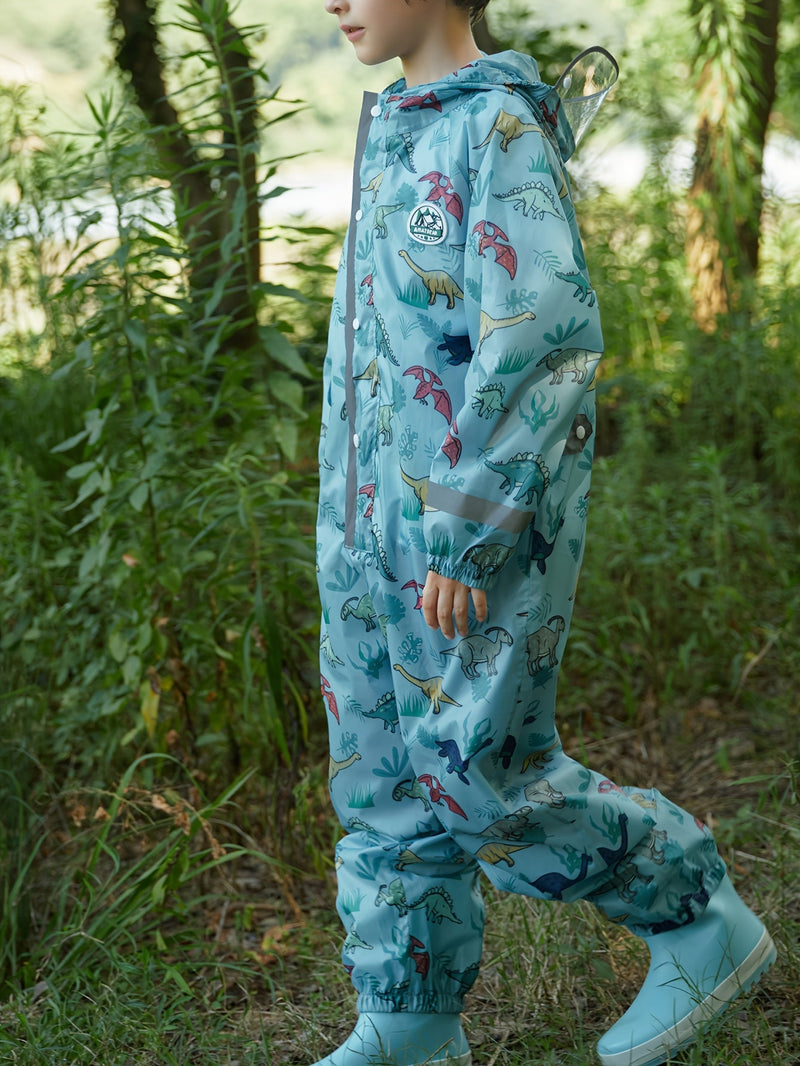 Kids' Dinosaur Rain Suit – Protective and Comfortable for Outdoor Adventures
