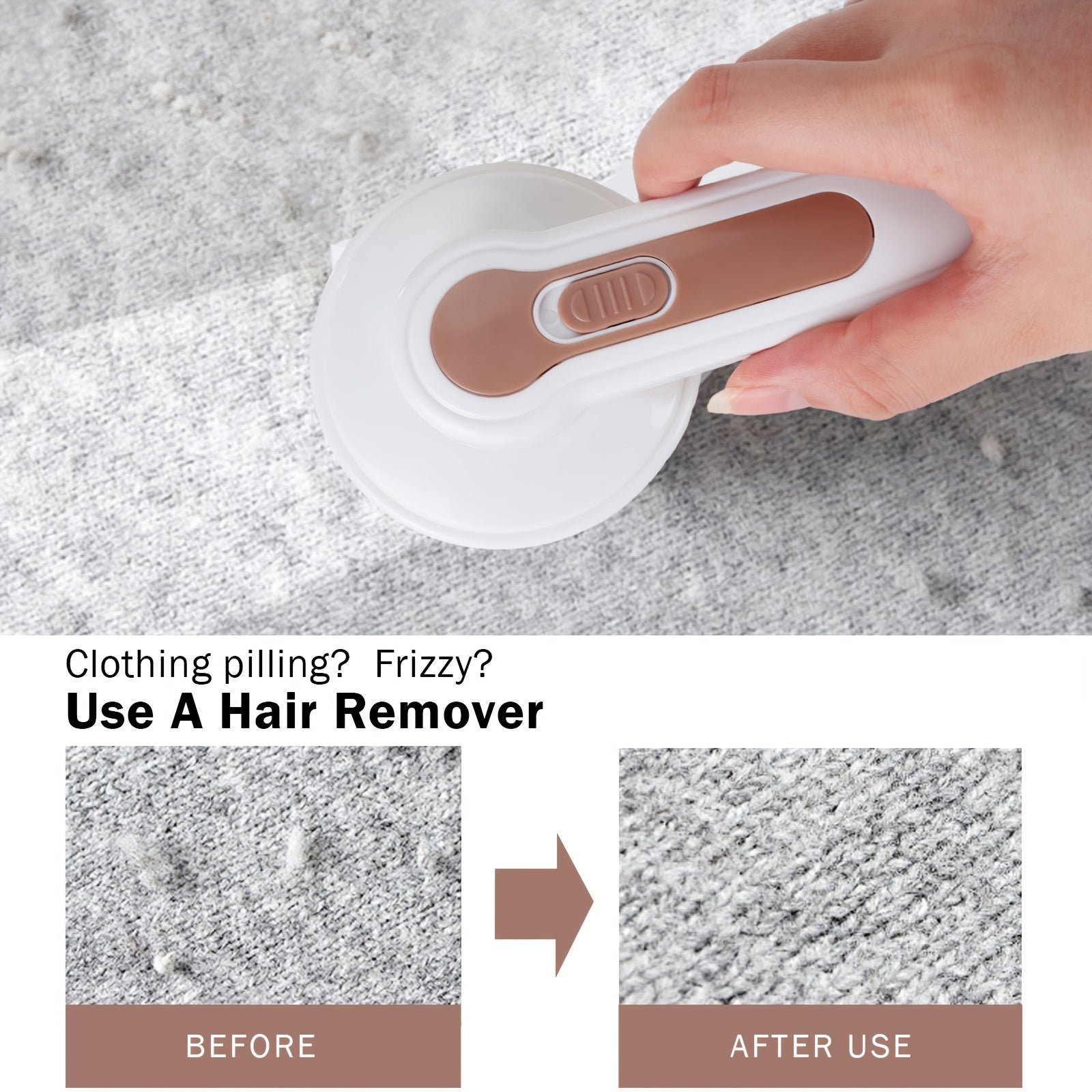 Rechargeable Lint Remover - Effective Lint Removal for Clothing and Furniture