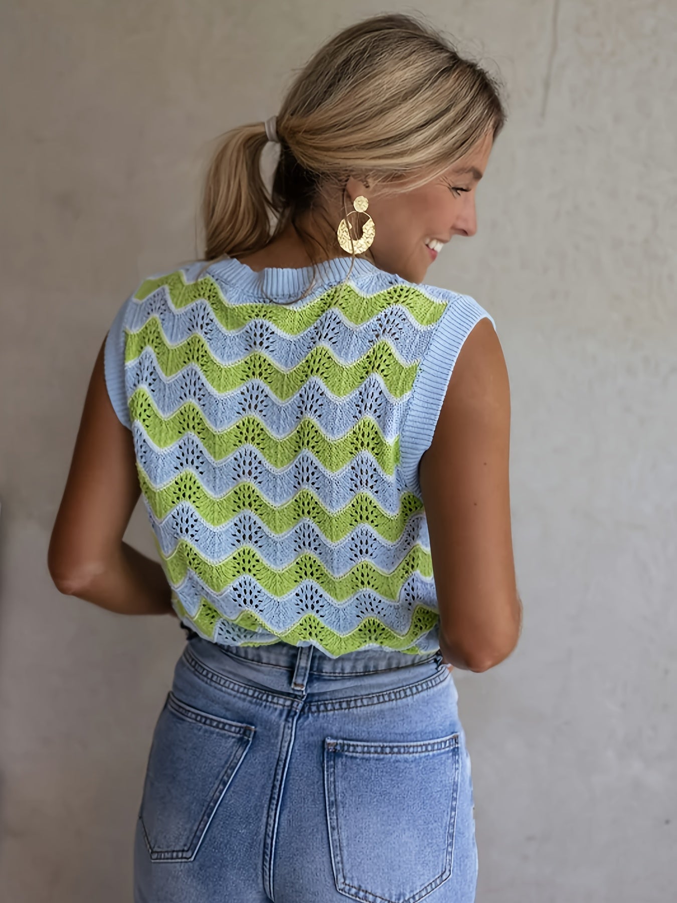 Trendy Knitted Summer Top - Airy and Comfortable for Every Occasion