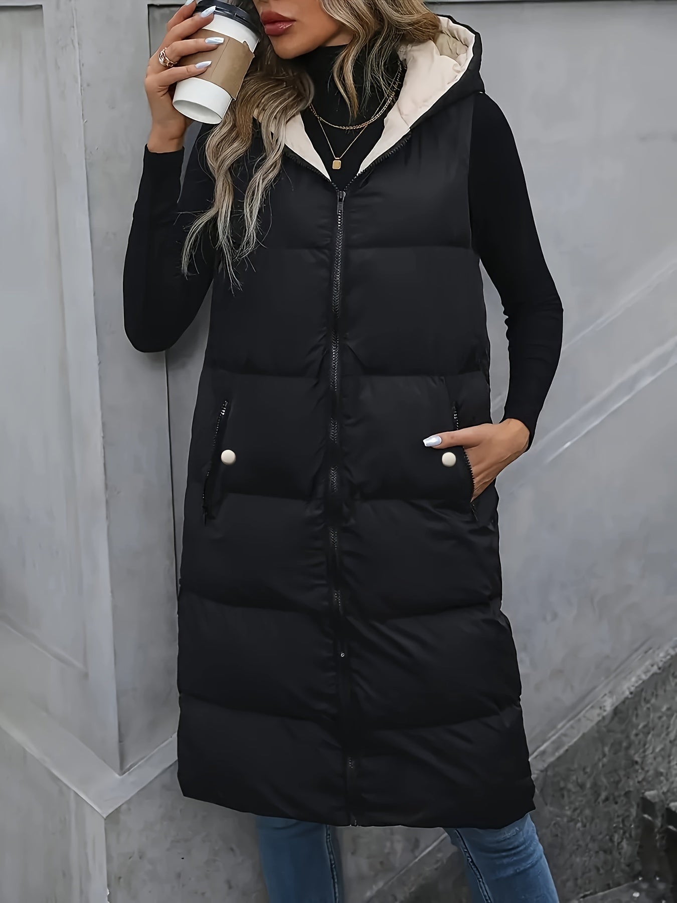 Eva Puffy Vest - Stylish and Warm for Women in Autumn and Winter