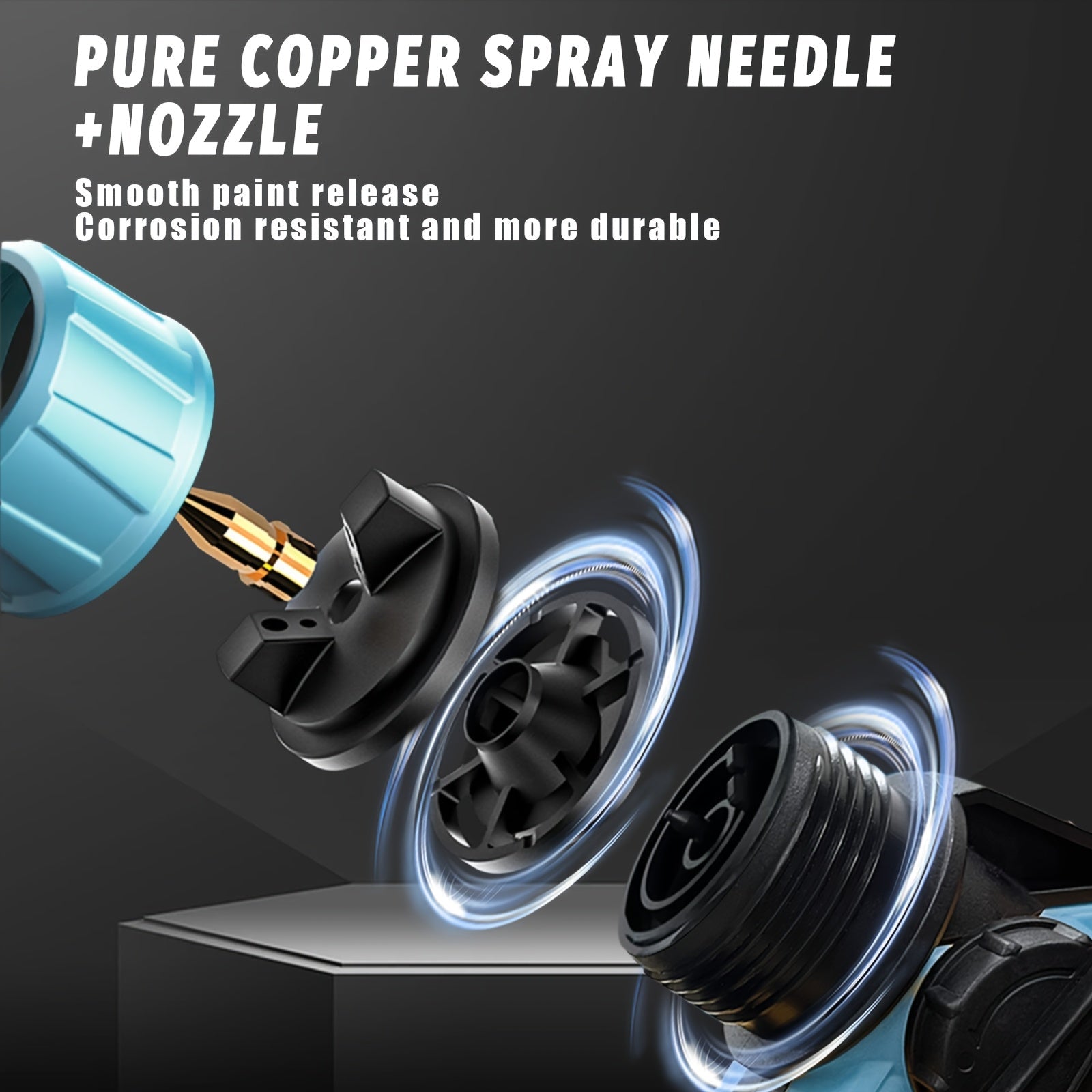 ProSpray Paint Sprayer – Wireless with 2 Batteries and 1000ml Removable Tank