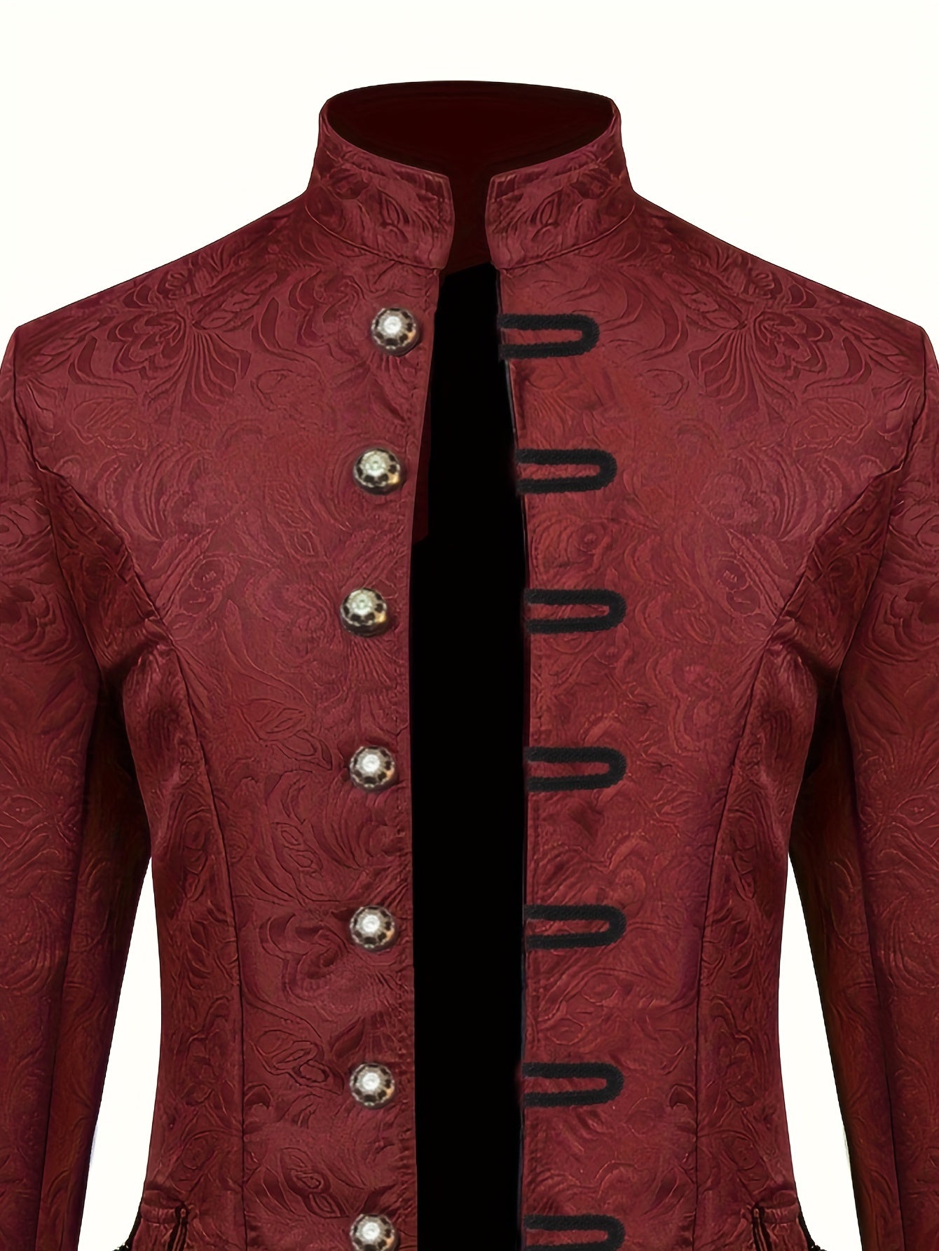Hendrik Medieval Jacquard Coat - Stylish and Elegant Outfit for Festive Occasions