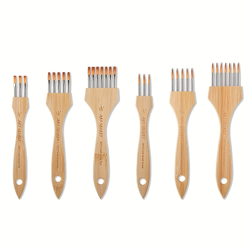 ArtSecret Multi-Tined Comb Set – Creative and Versatile for Painting