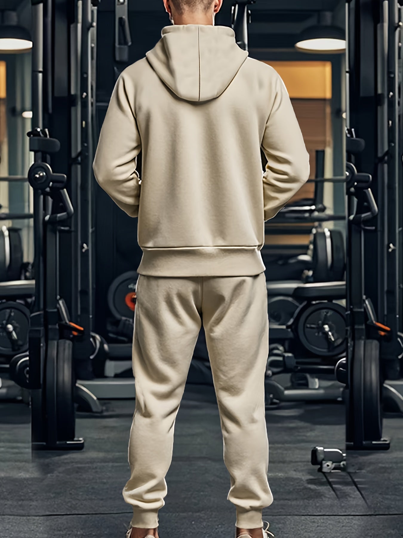 Men's Sporty Hoodie and Pants Set – Comfortable and Stylish for Sports and Leisure