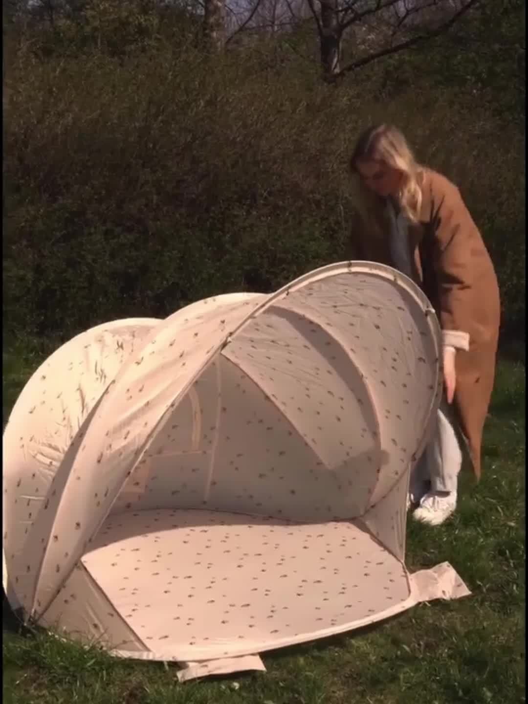 Foldable Beach Tent for Kids – Quick Setup and Perfect Sun Protection
