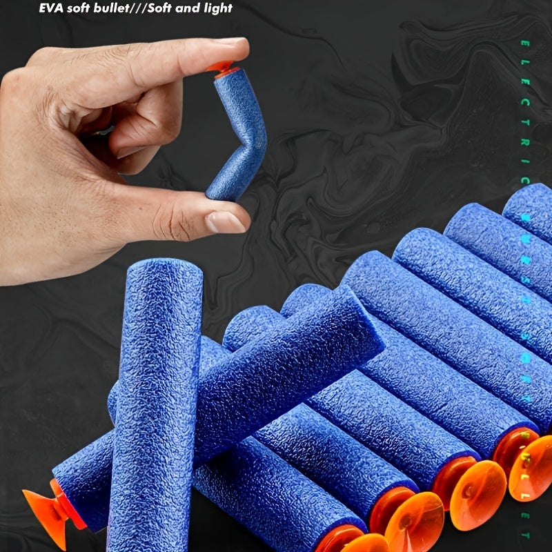 Automatic Foam Blaster – Turquoise Pistol with 40 Foam Balls for Fun Playtime