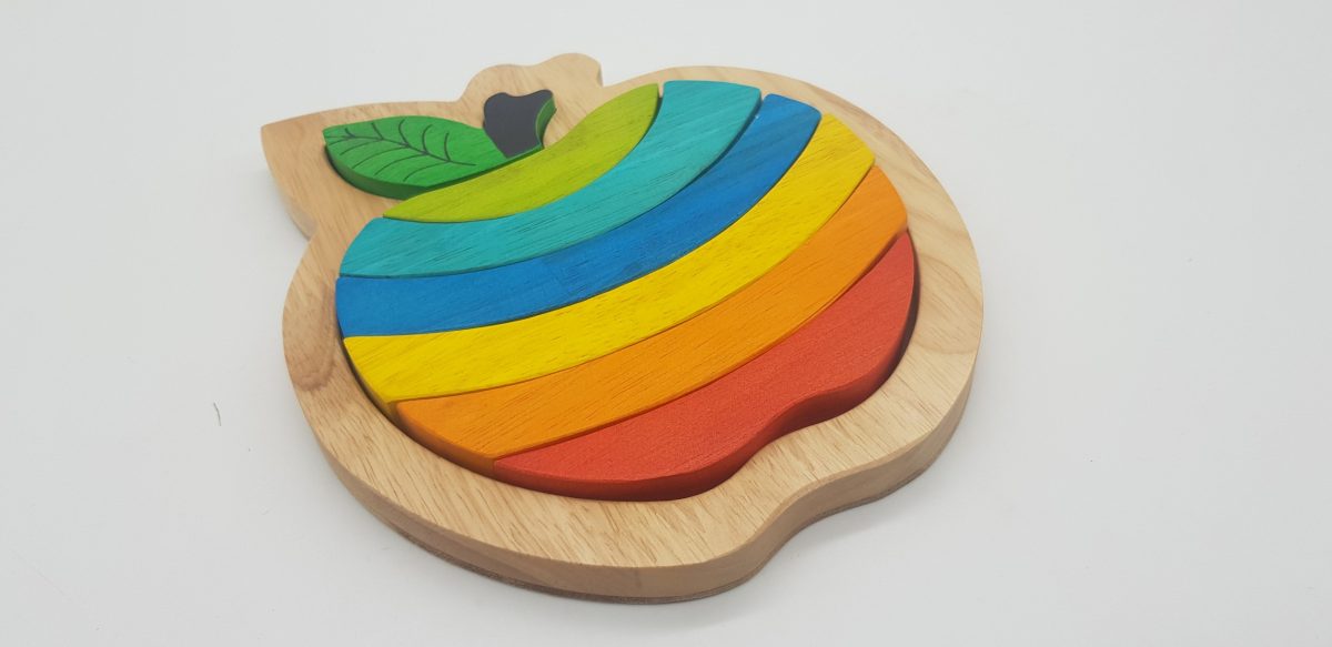 Colorful Apple Puzzle – For Educational Play