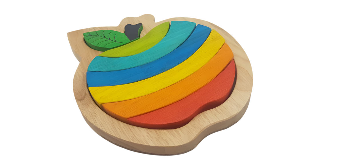 Colorful Apple Puzzle – For Educational Play