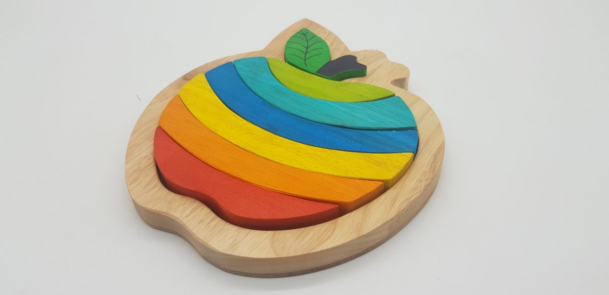 Colorful Apple Puzzle – For Educational Play