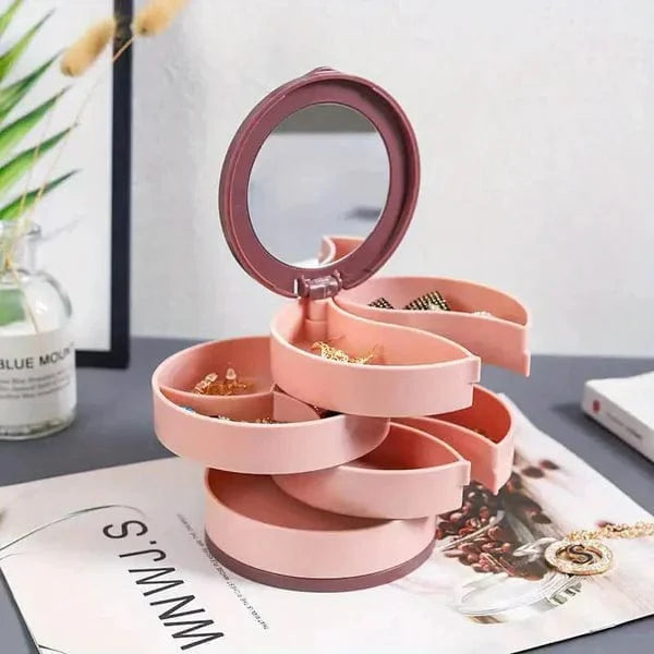 Rotatable Jewelry Storage Box (4 Layers)
