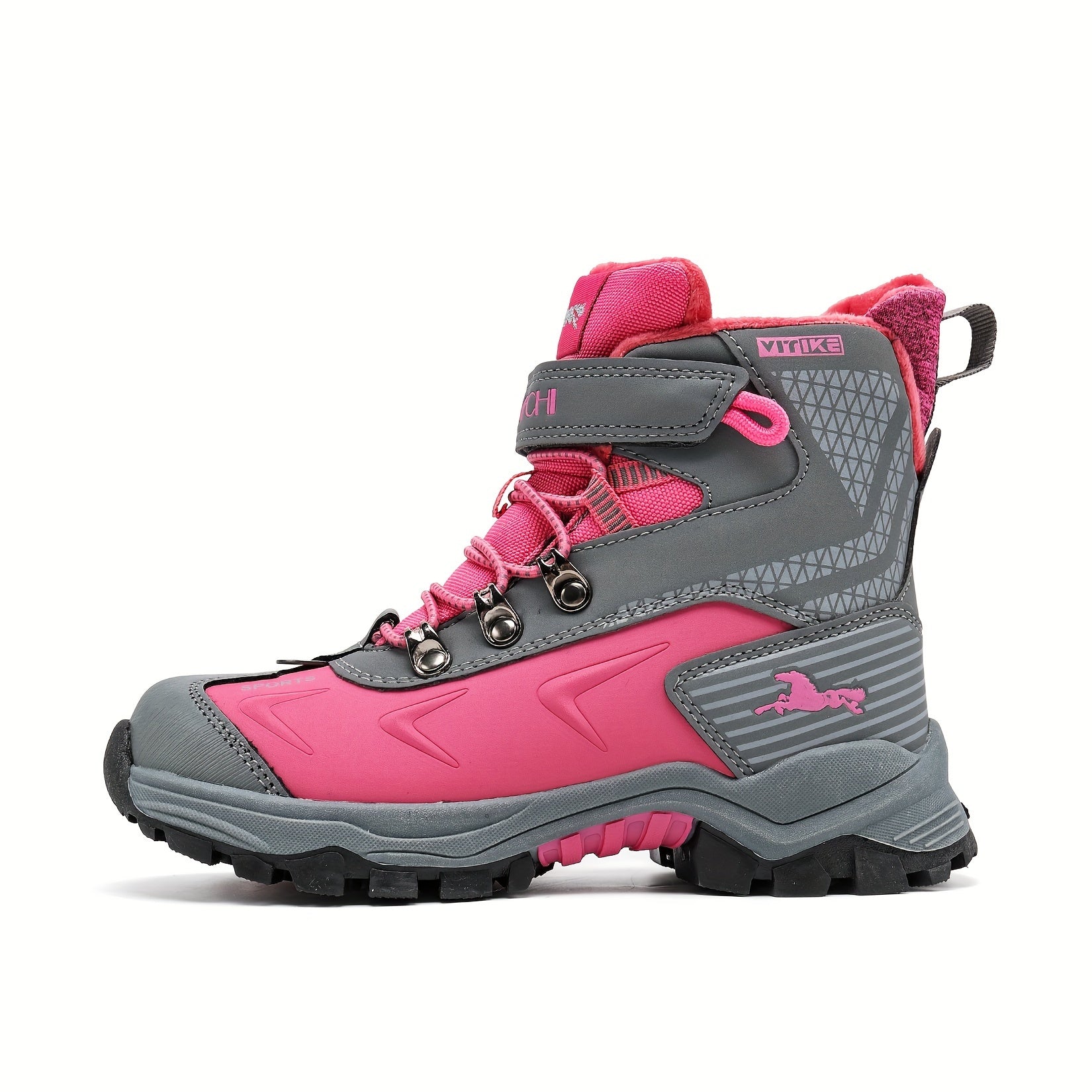 Women's High-Top Snow Boots – Non-Slip Walking Shoes with Warm Lining