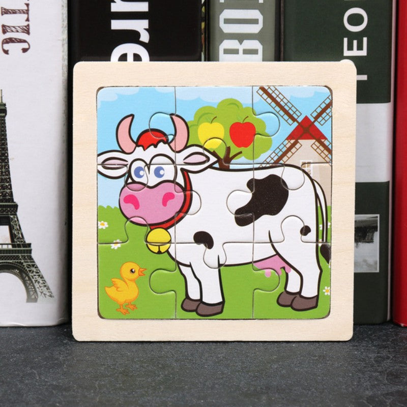 Educational Wooden Puzzle – For Young Explorers