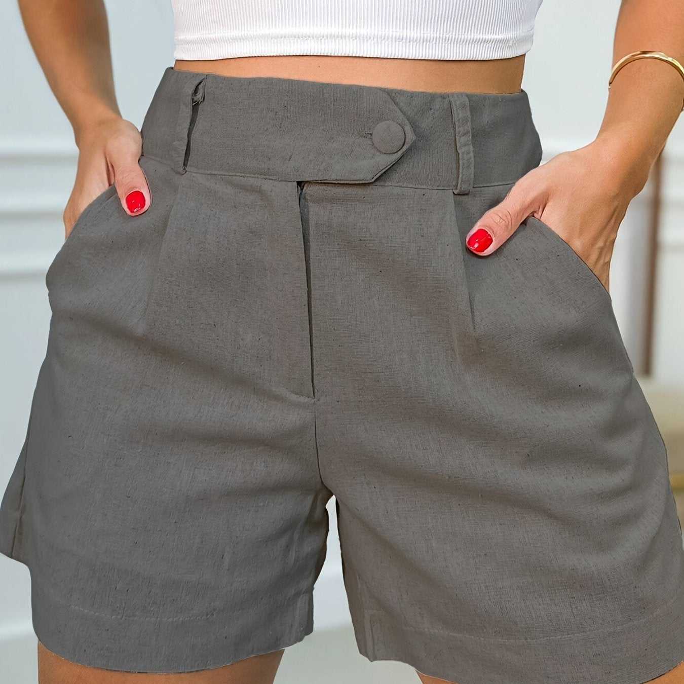 Elegant High Waist Shorts – Comfort and Style in One