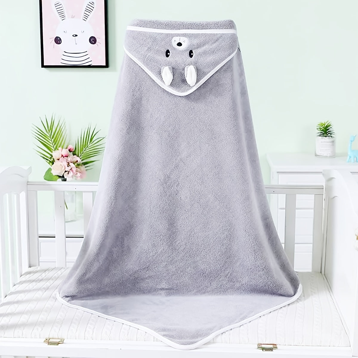 Cute Kids Bath Towel - For Bath Time Fun with a Cuddly Hood