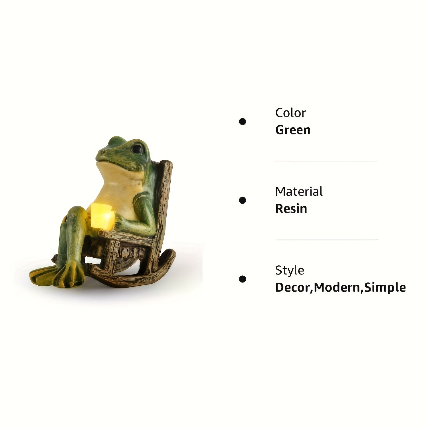 Relaxed Frog Solar Sculpture – Atmospheric and Weatherproof