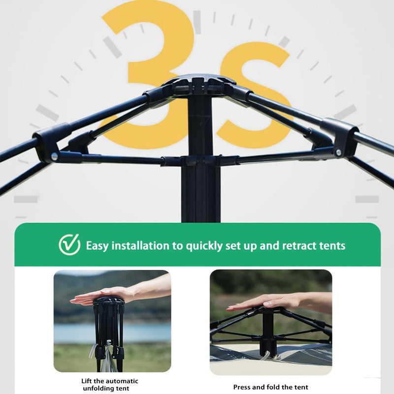 Automatic Pop-Up Camping Tent – Comfortable and Durable for Outdoor Adventures