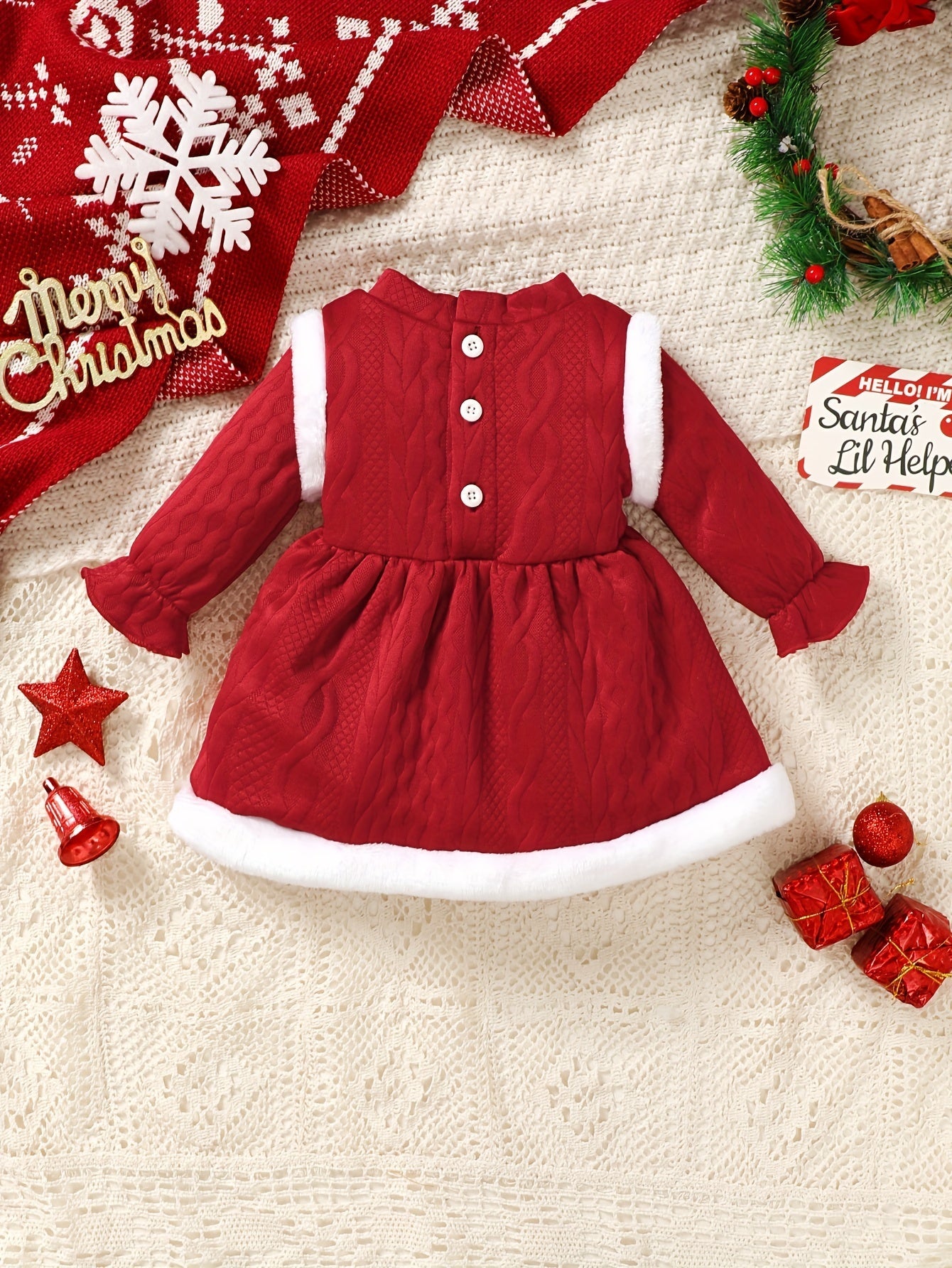 Christmas Dress for Babies - For Festive Coziness