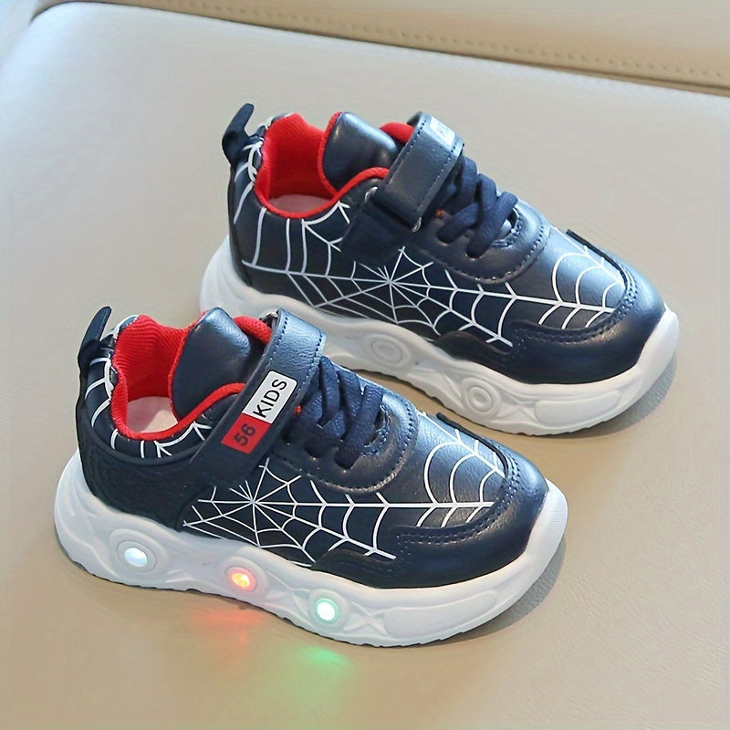 Spider-Net LED Sneakers - For Adventurous Kids