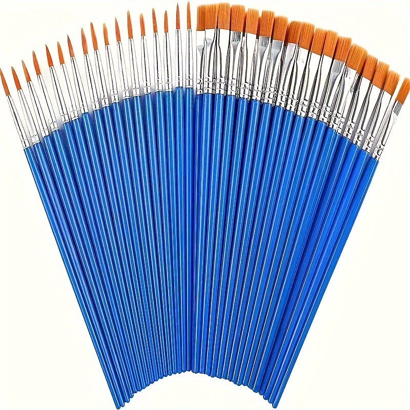Professional Brush Set – Suitable for Oil, Acrylic, and Watercolor Painting