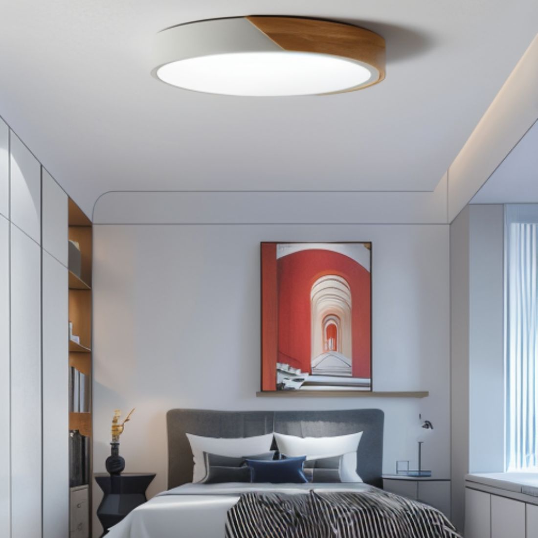 Modern LED Ceiling Lamp - Minimalistic Lighting for Your Interior