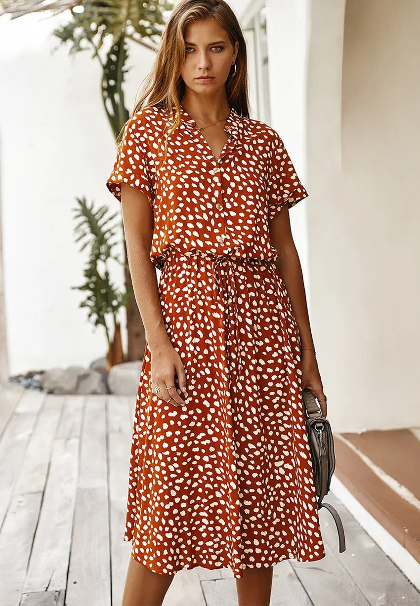 Daniella Midi Dress – Chic and Breezy for Sunny Days