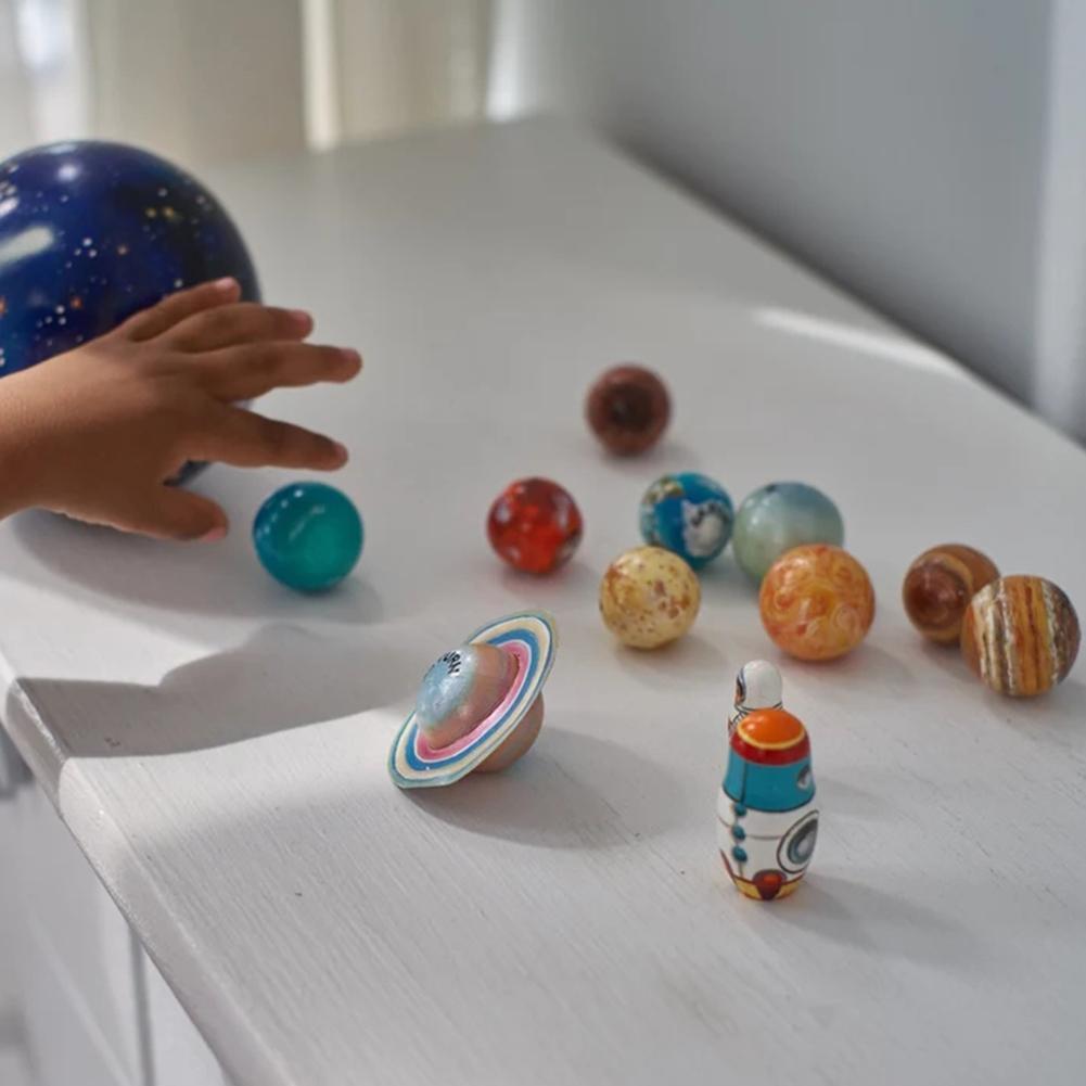Galaxy Quest Wooden Planet Set – Educational Adventure for Children