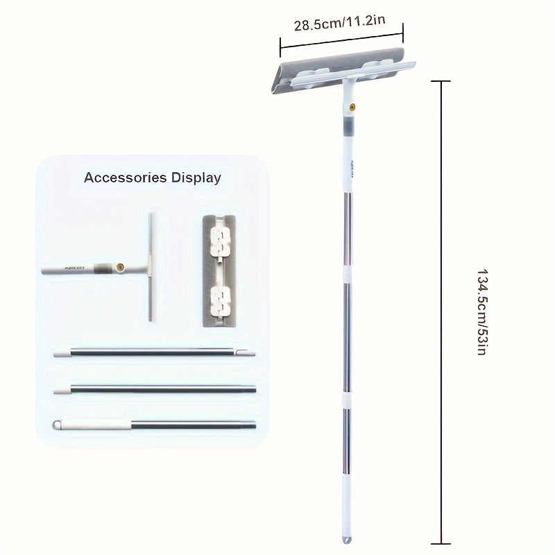 Multifunctional Glass Squeegee – Ideal for Windows, Bathrooms, and Floors