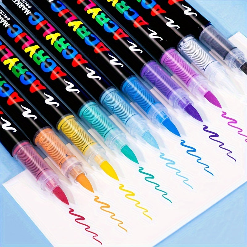 72 Colors Acrylic Paint Markers – Perfect for Creative Painting on Various Surfaces