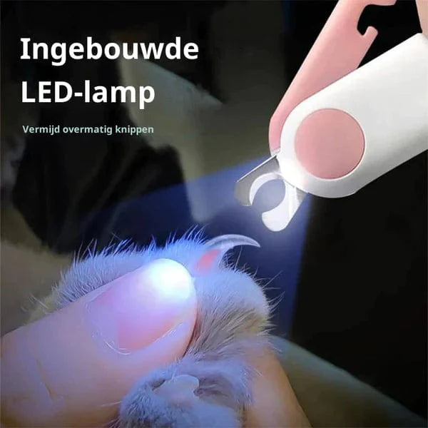 PetCare Nail Clipper - Safe and Easy Trimming with Light